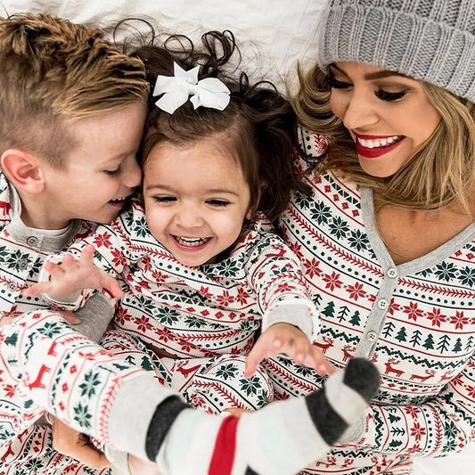 Striped Christmas Family Pyjamas