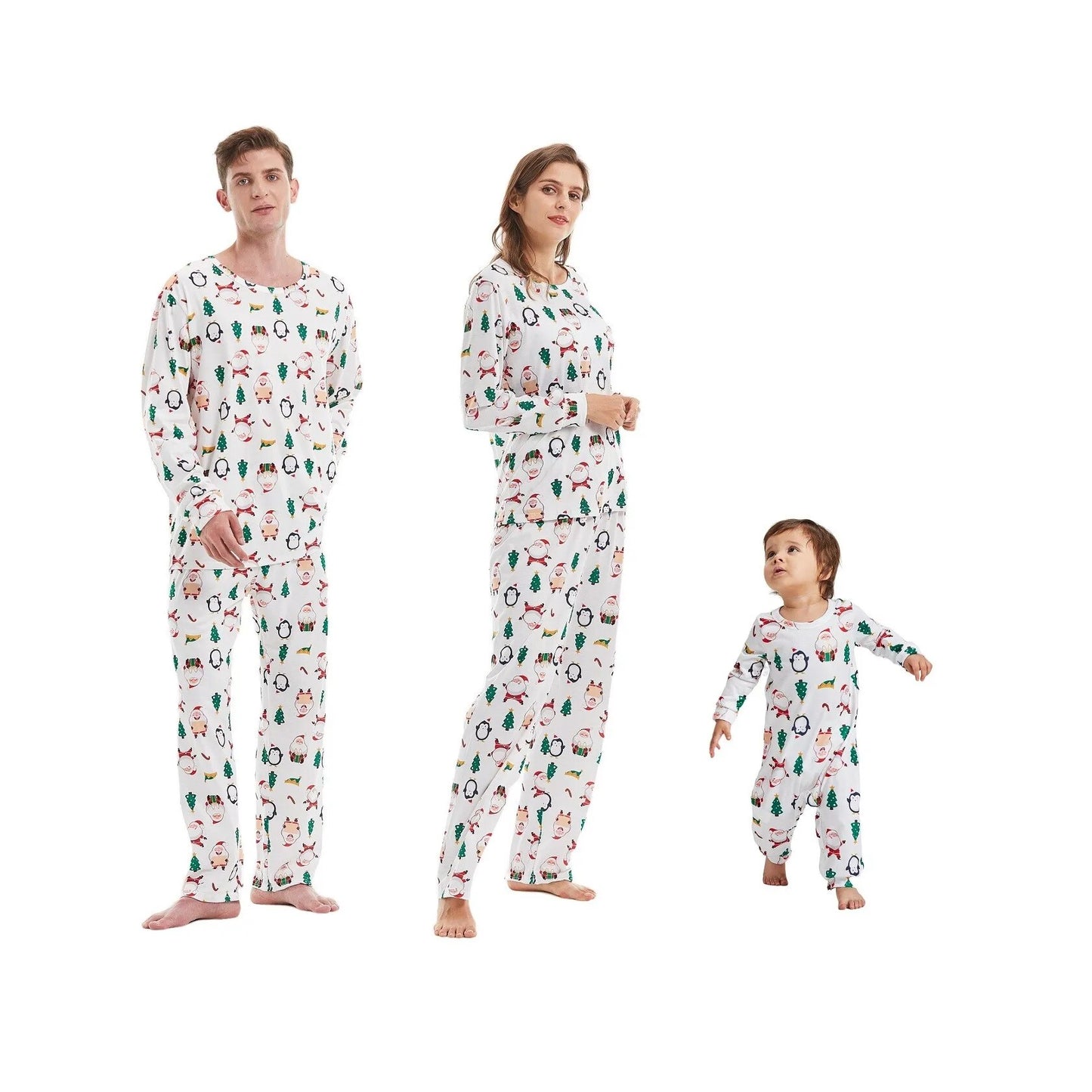 Striped Christmas Family Pyjamas